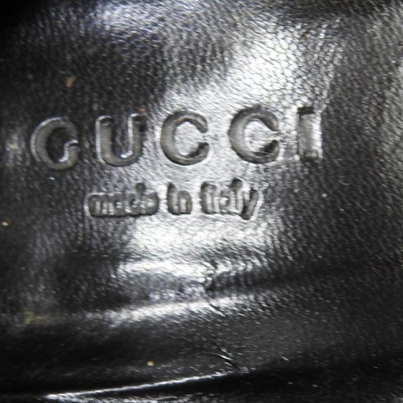 Gucci Women's 156968 Beige Monogram Pointed Toe Slip-On Pump Heels Size 7B W/COA - Picture 9 of 9